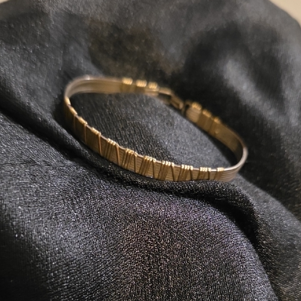 Handmade 8 Band Copper and Silver Bracelet